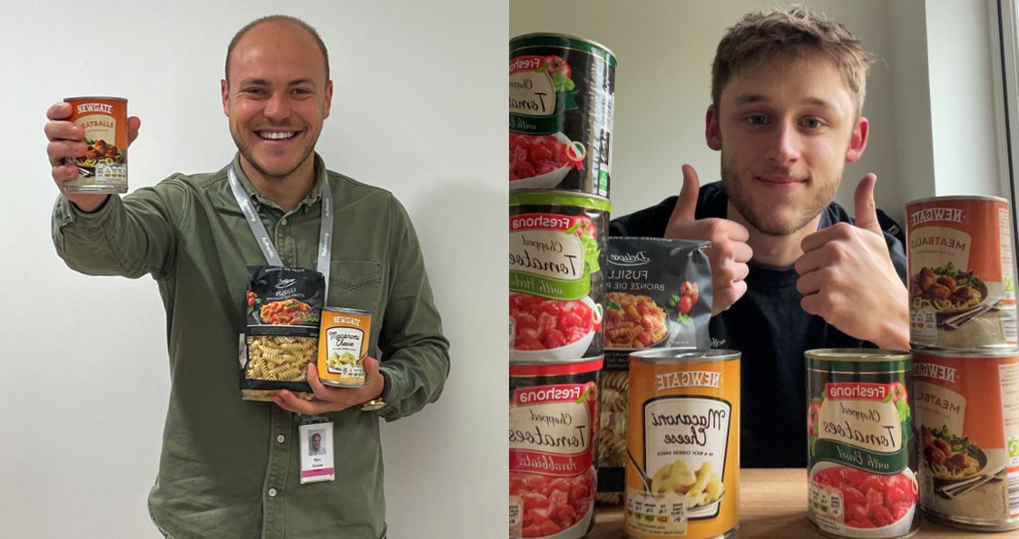 Dyson employees Ben Dawes and Lewis Jones were overwhelmed by the generosity of their colleagues.